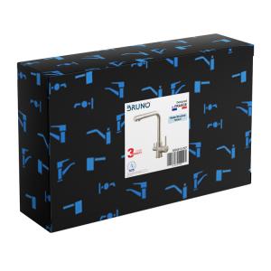 BRUNO μπαταρία πάγκου κουζίνας M54510-207, τρίοδη, αναμεικτική, ασημί | Οικιακός εξοπλισμός | elabstore.gr