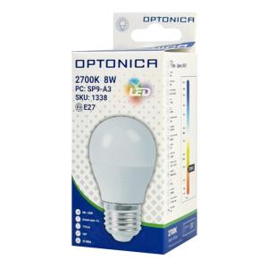 OPTONICA LED λάμπα G45 1338, 8W, 2700K, 710lm, E27 | eLabstore.gr OPTONICA LED λάμπα G45 1338, 8W, 2700K, 710lm, E27 | Φωτισμός | elabstore.gr