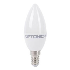 OPTONICA LED λάμπα candle C37 1429, 8W, 4500K, 710lm, E14 | Φωτισμός | elabstore.gr