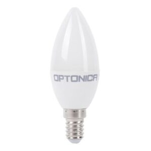 OPTONICA LED λάμπα candle C37 1430, 8W, 2700K, 710lm, E14 | Φωτισμός | elabstore.gr