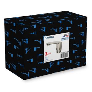 BRUNO αναμεικτική μπαταρία μπάνιου SF11019HCP-ABN με αισθητήρα, ασημί | Οικιακός εξοπλισμός | elabstore.gr