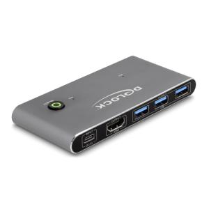 DELOCK HDMI KVM switch 18647 με 4x θύρες USB 5Gbps, 8K/30Hz, γκρι | eLabstore.gr DELOCK HDMI KVM switch 18647 με 4x θύρες USB 5Gbps, 8K/30Hz, γκρι | Καλώδια - Αντάπτορες | elabstore.gr