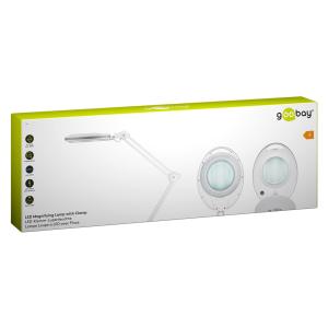GOOBAY μεγεθυντικός φακός 60361 με σφιγκτήρα, LED, 3 διόπτρες 1.75x | Εργαλεία | elabstore.gr