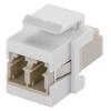 GOOBAY Keystone module οπτικής ίνας 80000, 2x LC-Duplex, λευκό | Εξοπλισμός IT | elabstore.gr