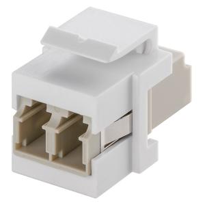 GOOBAY Keystone module οπτικής ίνας 80000, 2x LC-Duplex, λευκό | Εξοπλισμός IT | elabstore.gr