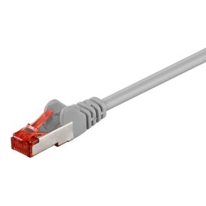 GOOBAY καλώδιο δικτύου 93371, CAT 6 S/FTP (PiMF), CCA, 0.25m, γκρι | Καλώδια - Αντάπτορες | elabstore.gr