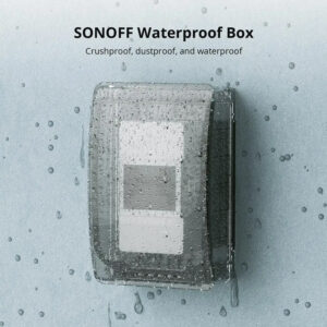 SONOFF θήκη για smart διακόπτες BOX-R2, αδιάβροχη, διάφανη | Εργαλεία | elabstore.gr