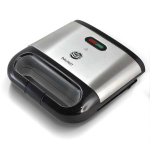 BRUNO τοστιέρα BRN-0165, 2 θέσεων, 800W, αντικολλητικές πλάκες, inox | Οικιακός εξοπλισμός | elabstore.gr