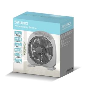 BRUNO ανεμιστήρας Box Fan BRN-0184, επιτραπέζιος/δαπέδου, 38W 32cm, γκρι | Οικιακός εξοπλισμός | elabstore.gr
