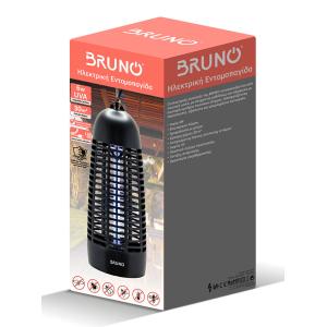 BRUNO ηλεκτρική εντομοπαγίδα BRN-0185 με UV λυχνία, 6W, μαύρη | Οικιακός εξοπλισμός | elabstore.gr