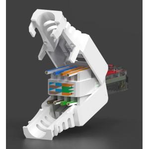 POWERTECH βύσμα δικτύου RJ45 CAB-N350, CAT 6A UTP, tool-free, λευκό | Καλώδια - Αντάπτορες | elabstore.gr