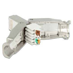POWERTECH βύσμα δικτύου RJ45 CAB-N351, CAT 6A STP, tool-free, μεταλλικό | Καλώδια - Αντάπτορες | elabstore.gr