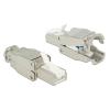 POWERTECH βύσμα δικτύου RJ45 CAB-N351, CAT 6A STP, tool-free, μεταλλικό | Καλώδια - Αντάπτορες | elabstore.gr