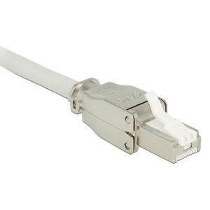 POWERTECH βύσμα δικτύου RJ45 CAB-N351, CAT 6A STP, tool-free, μεταλλικό | Καλώδια - Αντάπτορες | elabstore.gr