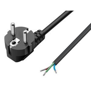 POWERTECH καλώδιο τροφοδοσίας CAB-P038, CCS, 3x 0.75mm², 1.8m, μαύρο | Καλώδια - Αντάπτορες | elabstore.gr