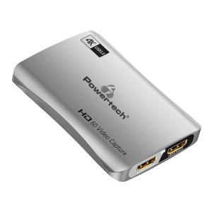 POWERTECH video capture CAB-UC081, HDMI/USB σύνδεση, 4K/30Hz, γκρι | Καλώδια - Αντάπτορες | elabstore.gr