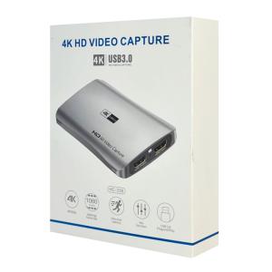 POWERTECH video capture CAB-UC081, HDMI/USB σύνδεση, 4K/30Hz, γκρι | Καλώδια - Αντάπτορες | elabstore.gr