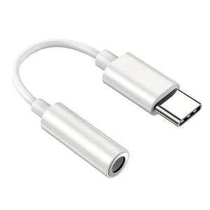 POWERTECH αντάπτορας USB-C σε 3.5mm CAB-UC084, λευκός | Καλώδια - Αντάπτορες | elabstore.gr