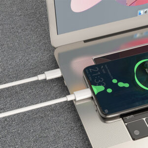 POWERTECH καλώδιο USB-C CAB-UC087, 20V/5A 100W, 1.9m, λευκό | Καλώδια - Αντάπτορες | elabstore.gr