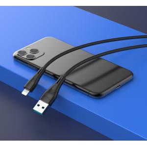 CELEBRAT καλώδιο Lightning σε USB CB-18I, 15W 2.4A, 480Mbps, 1m, μαύρο | Καλώδια - Αντάπτορες | elabstore.gr