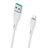 CELEBRAT καλώδιο Lightning σε USB CB-18I, 15W 2.4A, 480Mbps, 1m, λευκό | Καλώδια - Αντάπτορες | elabstore.gr