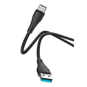 CELEBRAT καλώδιο USB-C σε USB CB-18T, 15W 3A, 480Mbps, 1m, μαύρο | Καλώδια - Αντάπτορες | elabstore.gr