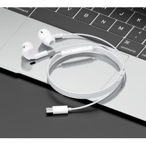 CELEBRAT earphones με μικρόφωνο E300, USB-C, 1.2m, λευκά | eLabstore.gr CELEBRAT earphones με μικρόφωνο E300, USB-C, 1.2m, λευκά | Αξεσουάρ κινητών | elabstore.gr