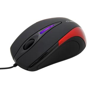ESPERANZA ενσύρματο ποντίκι EM102R, οπτικό 1000DPI, USB, μαύρο/κόκκινο | Συνοδευτικά PC | elabstore.gr