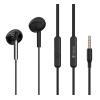 CELEBRAT earphones με μικρόφωνο G28, 3.5mm, 1.2m, μαύρα | Αξεσουάρ κινητών | elabstore.gr