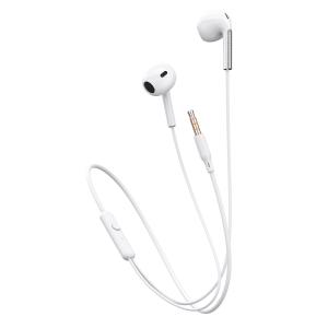 CELEBRAT earphones με μικρόφωνο G28, 3.5mm, 1.2m, λευκά | Αξεσουάρ κινητών | elabstore.gr