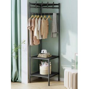 HOME USE κρεμάστρα δαπέδου HUH-0165, μεταλλική, γωνιακή, 40x188cm, μαύρη | Οικιακός εξοπλισμός | elabstore.gr
