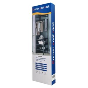 HOME USE κρεμάστρα δαπέδου HUH-0165, μεταλλική, γωνιακή, 40x188cm, μαύρη | eLabstore.gr HOME USE κρεμάστρα δαπέδου HUH-0165, μεταλλική, γωνιακή, 40x188cm, μαύρη | Οικιακός εξοπλισμός | elabstore.gr