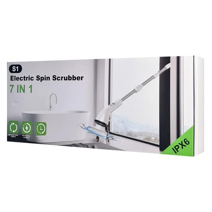 KINZIR βούρτσα καθαρισμού μπαταρίας S1, 7 σε 1, 300rpm, 2500mAh, λευκή | eLabstore.gr KINZIR βούρτσα καθαρισμού μπαταρίας S1, 7 σε 1, 300rpm, 2500mAh, λευκή - Image 6
