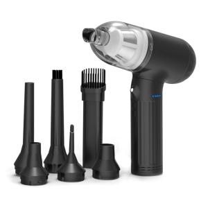 KINZIR 2 σε 1 σκουπάκι χειρός & air duster VC16, LED, 90W 7500mAh, μαύρο | Εργαλεία | elabstore.gr
