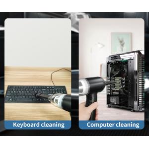 KINZIR 2 σε 1 σκουπάκι χειρός & air duster VC16, LED, 90W 7500mAh, μαύρο | eLabstore.gr
