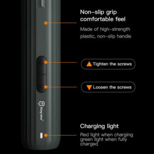 KINGSDUN σετ ηλεκτρικό κατσαβίδι KS-882042 με LED φακό, 2000mAh, 35 σε 1 | Εργαλεία | elabstore.gr