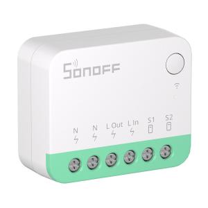 SONOFF smart διακόπτης MINIR4M, 2 κανάλια, Wi-Fi, 10A, λευκός | Εργαλεία | elabstore.gr