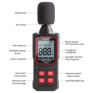 NOYAFA ψηφιακό ντεσιμπελόμετρο NF-562, 30-130dB | eLabstore.gr NOYAFA ψηφιακό ντεσιμπελόμετρο NF-562, 30-130dB | eLabstore.gr