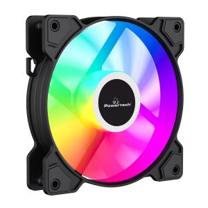 POWERTECH ανεμιστήρας PT-1170 για PC, LED FRGB, 120mm, 1200RPM | PC & Αναβάθμιση | elabstore.gr