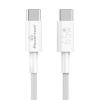 POWERTECH καλώδιο USB-C PTR-0181, 65W, 480Mbps, 1m, λευκό | Καλώδια - Αντάπτορες | elabstore.gr