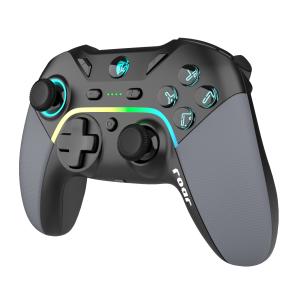 ROAR ασύρματο gamepad RR-0022, Switch/PC/iOS/Android, Bluetooth, μαύρο | Συνοδευτικά PC | elabstore.gr