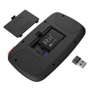 RIITEK ασύρματο mini πληκτρολόγιο i4, backlit, Bluetooth & 2.4GHz, μαύρο | Εικόνα & Ήχος | elabstore.gr