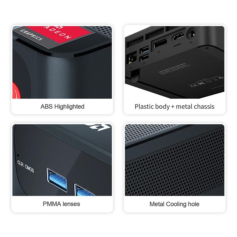 BEELINK mini PC SER 5, AMD 5560U, 16GB, 1TB M.2, Windows 11 Pro | eLabstore.gr BEELINK mini PC SER 5, AMD 5560U, 16GB, 1TB M.2, Windows 11 Pro - Image 6