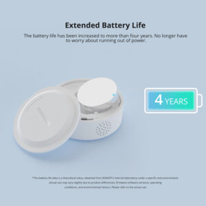 SONOFF smart αισθητήρας θερμοκρασίας & υγρασίας SNZB-02P, ZigBee | eLabstore.gr