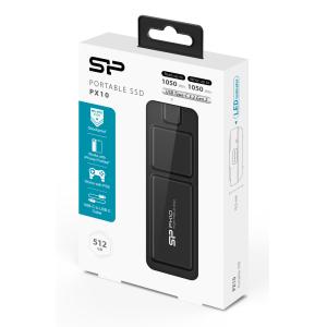 SILICON POWER εξωτερικός SSD PX10, 512GB, USB 3.2, 1050-1050MB/s, μαύρος | eLabstore.gr SILICON POWER εξωτερικός SSD PX10, 512GB, USB 3.2, 1050-1050MB/s, μαύρος | eLabstore.gr