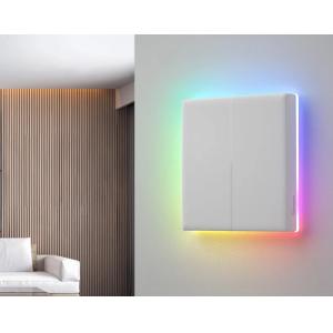 SONOFF smart διακόπτης T5-2C-86 με LED φωτισμό, διπλός, Wi-Fi, λευκός | Εργαλεία | elabstore.gr