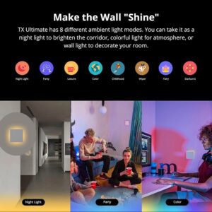 SONOFF smart διακόπτης T5-2C-86 με LED φωτισμό, διπλός, Wi-Fi, λευκός | Εργαλεία | elabstore.gr