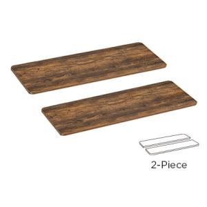 BRATECK επιφάνεια γραφείου TP12060R-2P, 120x60cm, καφέ ξύλινη | Αναλώσιμα - Είδη Γραφείου | elabstore.gr