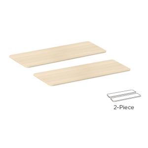 BRATECK επιφάνεια γραφείου TP12060R-2P, 120x60cm, μπεζ ξύλινη | Αναλώσιμα - Είδη Γραφείου | elabstore.gr