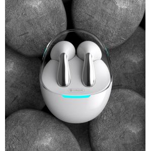 CELEBRAT earphones με θήκη φόρτισης W51, True Wireless, λευκά | Αξεσουάρ κινητών | elabstore.gr